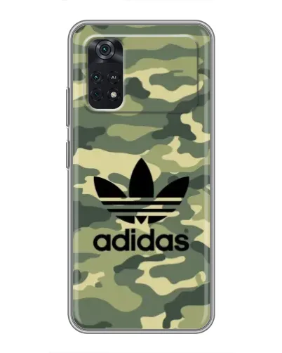 Чехол для Xiaomi POCO X4 Pro 5G с картинкой «Милитари стиль Adidas»