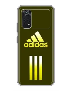 Чехол для Xiaomi POCO X4 Pro 5G с картинкой «Оливковый градиент Adidas»