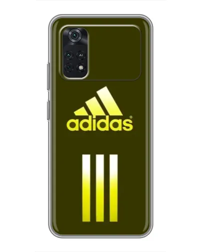 Чехол для Xiaomi POCO X4 Pro 5G с картинкой «Оливковый градиент Adidas»