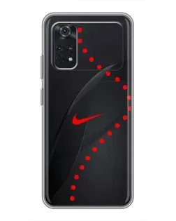 Чехол для Xiaomi POCO X4 Pro 5G с картинкой «Абстрактный дизайн Nike»