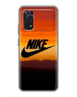 Чехол для Xiaomi POCO X4 Pro 5G с картинкой «Nike — вечерний горизонт»