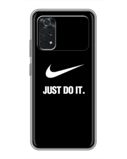 Чехол для Xiaomi POCO X4 Pro 5G с картинкой «Классический принт Nike»