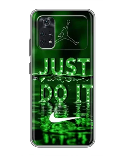 Чехол для Xiaomi POCO X4 Pro 5G с картинкой «Зеленый неоновый Nike»