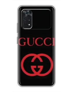 Чохол для Xiaomi POCO X4 Pro 5G з картинкою «Gucci — червоний логотип» Чохол для Xiaomi POCO X4 Pro 5G з картинкою «Gucci — червоний логотип»