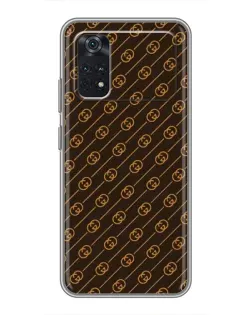 Чохол для Xiaomi POCO X4 Pro 5G з картинкою «Gucci — золоті діагоналі» Чохол для Xiaomi POCO X4 Pro 5G з картинкою «Gucci — золоті діагоналі»