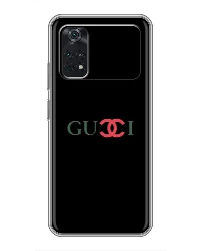 Чехол для Xiaomi POCO X4 Pro 5G с картинкой «Gucci — красный градиент»