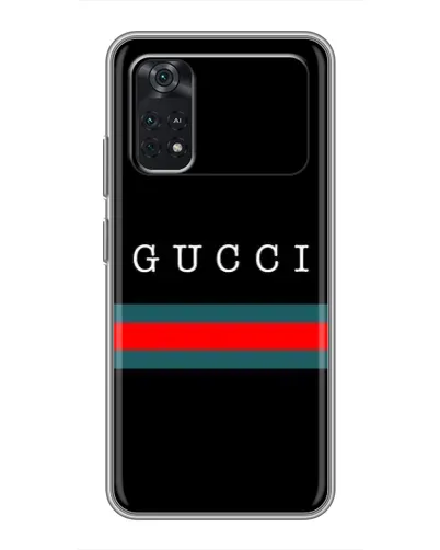 Чехол для Xiaomi POCO X4 Pro 5G с картинкой «Gucci — красный пояс»