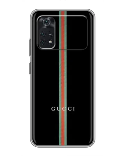 Чехол для Xiaomi POCO X4 Pro 5G с картинкой «Gucci — строгая линия» Чехол для Xiaomi POCO X4 Pro 5G с картинкой «Gucci — строгая линия»
