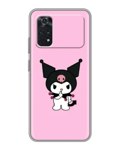 Чехол для Xiaomi POCO X4 Pro 5G с картинкой «Kuromi — розовая нежность»
