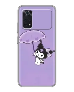 Чехол для Xiaomi POCO X4 Pro 5G с картинкой «Kuromi с зонтиком»