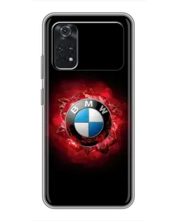 Чохол для Xiaomi POCO X4 Pro 5G з картинкою «Логотип BMW — спалах» Чохол для Xiaomi POCO X4 Pro 5G з картинкою «Логотип BMW — спалах»