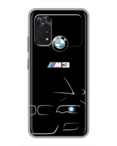 Чехол для Xiaomi POCO X4 Pro 5G с картинкой «Минималистичный принт BMW M3» Чехол для Xiaomi POCO X4 Pro 5G с картинкой «Минималистичный принт BMW M3»