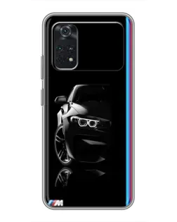Чохол для Xiaomi POCO X4 Pro 5G з картинкою «Силует BMW в темряві» Чохол для Xiaomi POCO X4 Pro 5G з картинкою «Силует BMW в темряві»