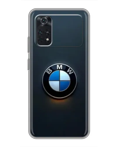 Чехол для Xiaomi POCO X4 Pro 5G с картинкой «Логотип BMW — минимализм» Чехол для Xiaomi POCO X4 Pro 5G с картинкой «Логотип BMW — минимализм»