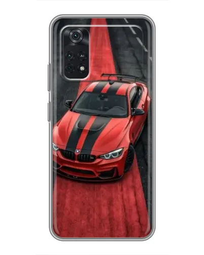 Чехол для Xiaomi POCO X4 Pro 5G с картинкой «BMW на красной дорожке» Чехол для Xiaomi POCO X4 Pro 5G с картинкой «BMW на красной дорожке»