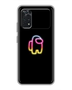 Чехол для Xiaomi POCO X4 Pro 5G с картинкой «Among Us градиент»