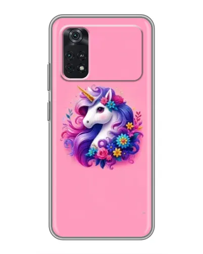 Чехол для Xiaomi POCO X4 Pro 5G с картинкой «Сказочный единорог»