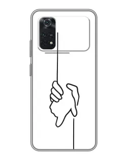 Чехол для Xiaomi POCO X4 Pro 5G с картинкой «Рука держит»