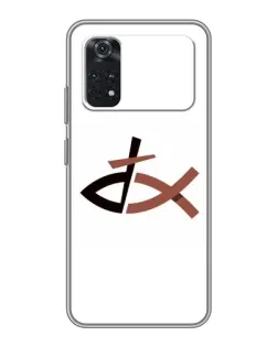 Чехол для Xiaomi POCO X4 Pro 5G с картинкой «Рыба и крест»