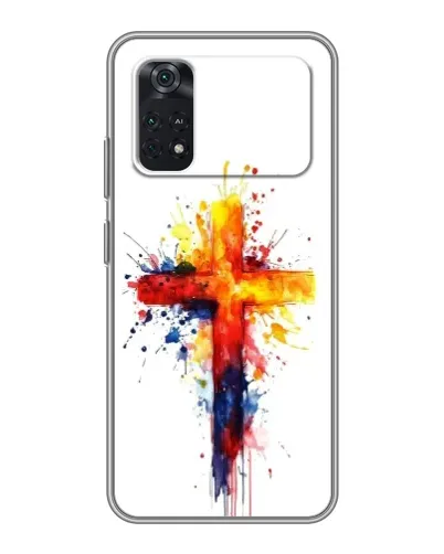 Чехол для Xiaomi POCO X4 Pro 5G с картинкой «Акварельный крест» Чехол для Xiaomi POCO X4 Pro 5G с картинкой «Акварельный крест»