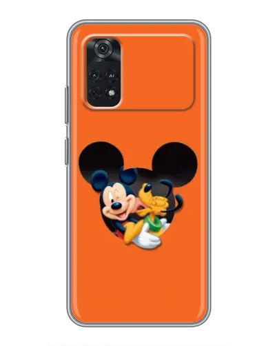 Чехол для Xiaomi POCO X4 Pro 5G с картинкой «Сердце Микки Минни» Чехол для Xiaomi POCO X4 Pro 5G с картинкой «Сердце Микки Минни»