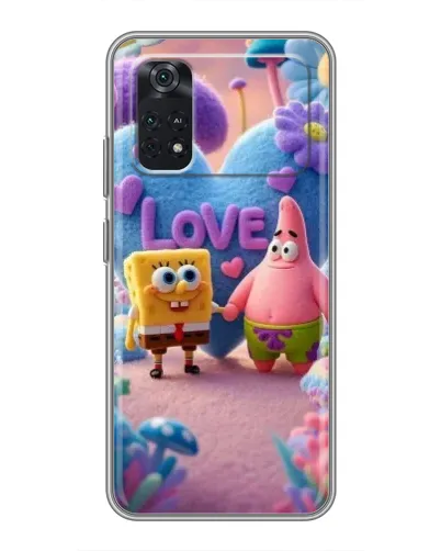 Чехол для Xiaomi POCO X4 Pro 5G с картинкой «Губка Боб Патрик»