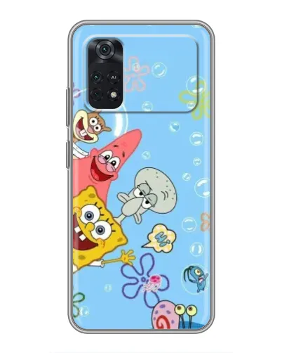 Чехол для Xiaomi POCO X4 Pro 5G с картинкой «Веселые пузырьки»