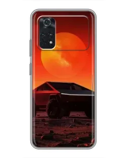 Чохол для Xiaomi POCO X4 Pro 5G з картинкою «Cybertruck на Марсі» Чохол для Xiaomi POCO X4 Pro 5G з картинкою «Cybertruck на Марсі»