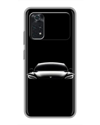 Чехол для Xiaomi POCO X4 Pro 5G с картинкой «Фары Tesla Night» Чехол для Xiaomi POCO X4 Pro 5G с картинкой «Фары Tesla Night»