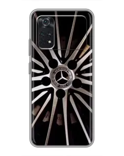 Чехол для Xiaomi POCO X4 Pro 5G с картинкой «Диск Mercedes»