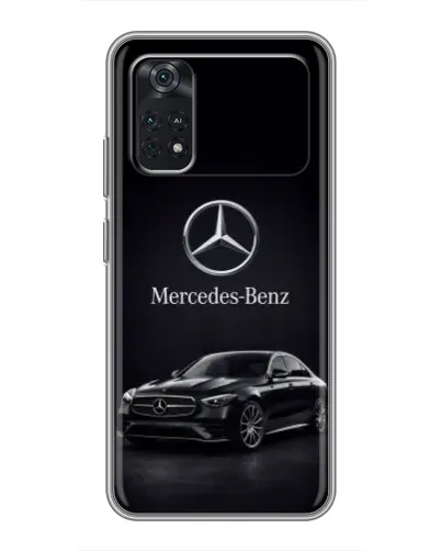 Чехол для Xiaomi POCO X4 Pro 5G с картинкой «Mercedes — решетка радиатора»