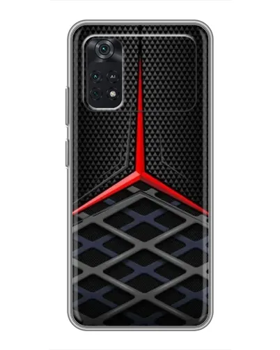 Чехол для Xiaomi POCO X4 Pro 5G с картинкой «Mercedes Carbon Grid»