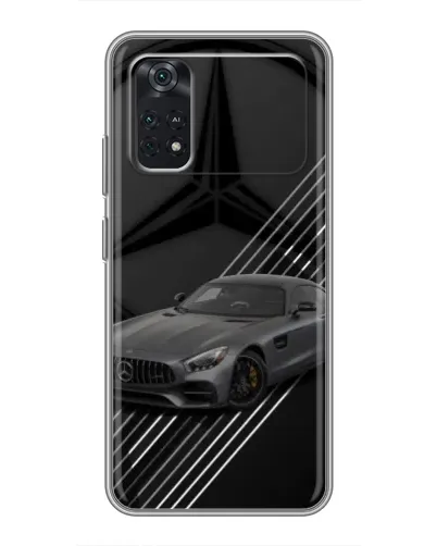 Чехол для Xiaomi POCO X4 Pro 5G с картинкой «Mercedes AMG — графика»