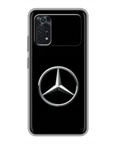 Чехол для Xiaomi POCO X4 Pro 5G с картинкой «Mercedes классический лого»