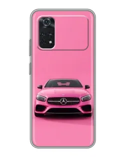 Чехол для Xiaomi POCO X4 Pro 5G с картинкой «Розовый Mercedes AMG» Чехол для Xiaomi POCO X4 Pro 5G с картинкой «Розовый Mercedes AMG»