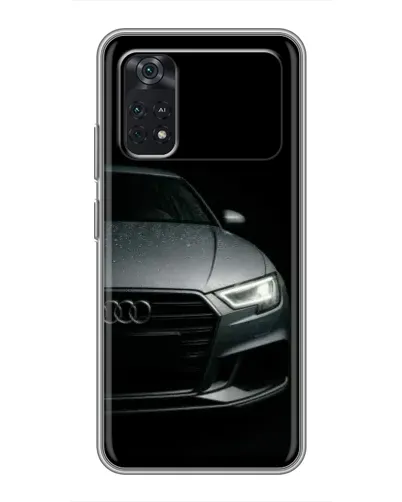 Чехол для Xiaomi POCO X4 Pro 5G с картинкой «Audi — детализация кузова»