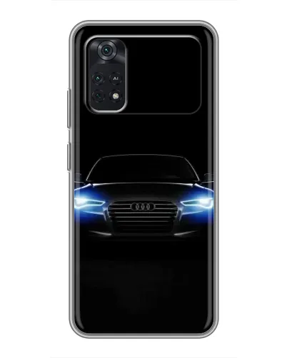 Чехол для Xiaomi POCO X4 Pro 5G с картинкой «Audi в неоне»