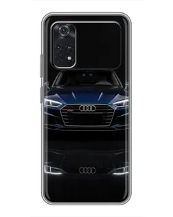 Чохол для Xiaomi POCO X4 Pro 5G з картинкою «Audi — нічне відображення» Чохол для Xiaomi POCO X4 Pro 5G з картинкою «Audi — нічне відображення»