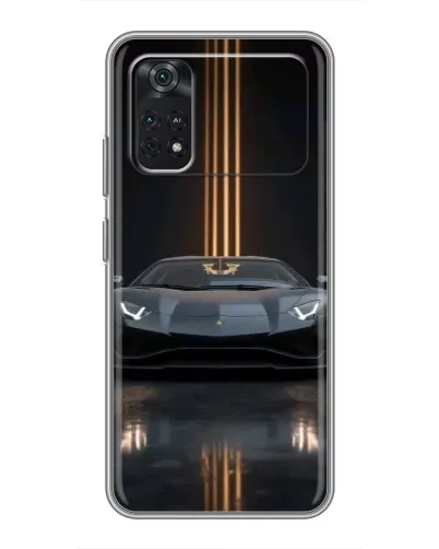 Чехол для Xiaomi POCO X4 Pro 5G с картинкой «Lamborghini золотые линии» Чехол для Xiaomi POCO X4 Pro 5G с картинкой «Lamborghini золотые линии»