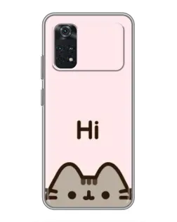 Чохол для Xiaomi POCO X4 Pro 5G з картинкою «Пушин каже Hi»