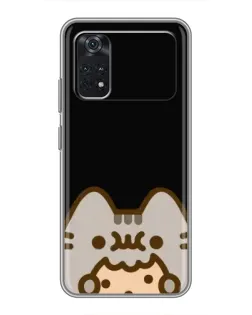 Чохол для Xiaomi POCO X4 Pro 5G з картинкою «Пушин на чорному»