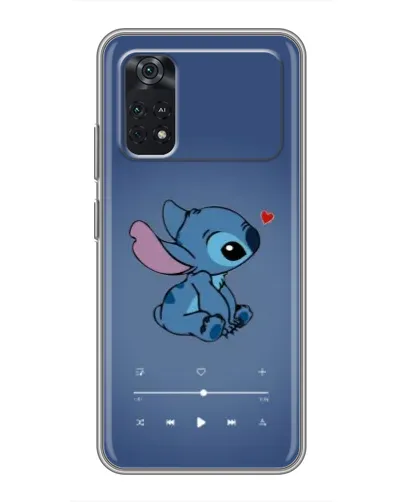Чехол для Xiaomi POCO X4 Pro 5G с картинкой «Музыкальный Stitch»