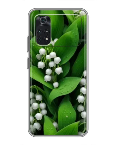 Чехол для Xiaomi POCO X4 Pro 5G с картинкой «Ландыши в зелени»
