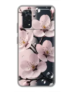 Чохол для Xiaomi POCO X4 Pro 5G з картинкою «Ніжня сакура та краплі» Чохол для Xiaomi POCO X4 Pro 5G з картинкою «Ніжня сакура та краплі»
