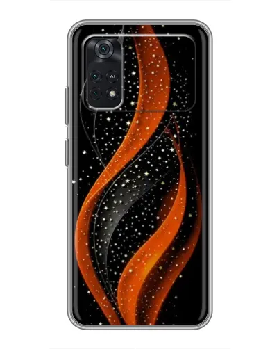 Чехол для Xiaomi POCO X4 Pro 5G с картинкой «Огненная звездная волна»