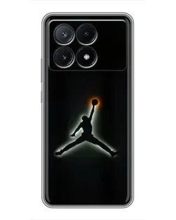 Чехол для Xiaomi POCO X6 Pro (5G) с картинкой «Jordan Gradient Logo» Чехол для Xiaomi POCO X6 Pro (5G) с картинкой «Jordan Gradient Logo»