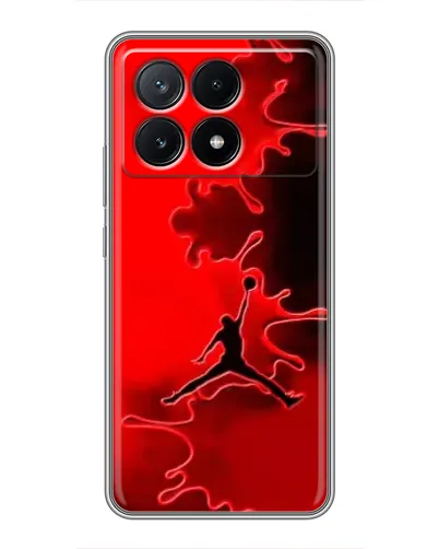 Чехол для Xiaomi POCO X6 Pro (5G) с картинкой «Jordan Red Smoke» Чехол для Xiaomi POCO X6 Pro (5G) с картинкой «Jordan Red Smoke»