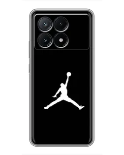 Чехол для Xiaomi POCO X6 Pro (5G) с картинкой «Jordan Silhouette» Чехол для Xiaomi POCO X6 Pro (5G) с картинкой «Jordan Silhouette»