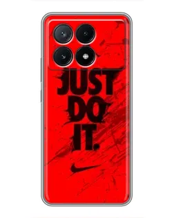 Чехол для Xiaomi POCO X6 Pro (5G) с картинкой «Nike Just Do It» Чехол для Xiaomi POCO X6 Pro (5G) с картинкой «Nike Just Do It»