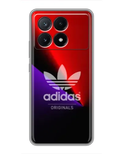 Чехол для Xiaomi POCO X6 Pro (5G) с картинкой «Adidas Red Neon»